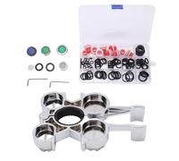 NOENNULL Outil D'aérateur de Robinet, clé D'aérateur Compacte 12 en 1 pour Outil de Retrait de Robinet, clé de D'évier en Métal pour la Plupart