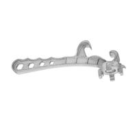 NOENNULL Ouvre-baril Multifonction Robuste, clé à Tambour en Alliage D'aluminium pour Seaux de 5 à 55 Gallons, Ouvre-couvercle de Seau Facile à Utiliser pour les Amateurs de Bricolage