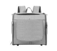 NOENNULL Panier de Vélo pour Chien et Chat, Sac de Transport Extensible et Souple pour Animaux de Compagnie avec 4 Portes Ouvertes, 4 Fenêtres en Maille, Facile à Nettoyer pour Animaux de Compagnie