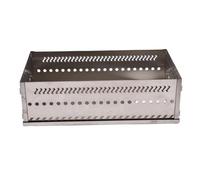 NOENNULL Panier en Pierre de Sauna Portable Panier à Usage de Sauna en Acier Inoxydable pour Charbon de Bois, Poêles à Bois et Chauffage Extérieur (SL 375)