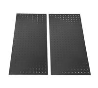 NOENNULL Panneaux Muraux en Panneaux Perforés en Métal, Organisateur D'outils pour Garage, avec Panneau perforé Modulaire en Acier pour établi, Magasin, Organisation D'accessoires et D'outils