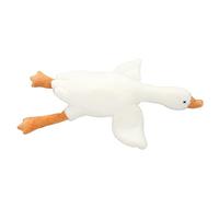 NOENNULL Peluche en Forme de Cygne en Forme d'oie, Mignonne en Peluche de Canard, pour Enfants et Amis, Blanc (90 cm)