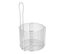 NOENNULL Petit Panier à Friture, Paniers à Frites, Panier à Friture en Acier Inoxydable, à Frites Rond Réutilisable, à avec Poignée, Passoire de Friteuse pour Frire et (Maille dense)