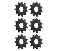 NOENNULL Pignon de Moteur en Acier 11T 25H Améliorant la fonctionnalité du Moteur à Courant Continu MY1020 pour les Amateurs de Moteurs avec un Diamètre Intérieur de 10 Mm, Paquet de 6