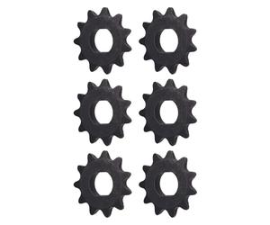 NOENNULL Pignon de Moteur en Acier 11T 25H Améliorant la fonctionnalité du Moteur à Courant Continu MY1020 pour les Amateurs de Moteurs avec un Diamètre Intérieur de 10 Mm, Paquet de 6
