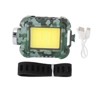 NOENNULL Préparez la Lampe de Poche, 16000lx Super Bright IPX5 LED Light, avec Signal SOS Rouge pour Le Cyclisme, la Randonnée, Les Aventures en Plein Air, Alternative à la Lampe (Vert)