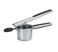 NOENNULL Presse-pommes de Terre Amovible en Acier Inoxydable pour un écrasement Facile dans un Ensemble D'ustensiles de Cuisine, 3 Filtres à Mailles Inclus, Idéal pour les Amateurs de Cuisine et les