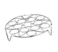 NOENNULL Rack de Vapeur à œufs en Acier Inoxydable, Porte-bagages Multifonctionnels avec des Jambes Hautes, Rangement Pliable, Larges Applications pour la Cuisine et le Camping
