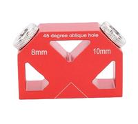 NOENNULL Recherche de Trous Inclinés à 45 Degrés, Positionneur de Gabarit de Vis de Trou de Poche, Guides de Perçage de Chevilles, Charpentiers en Bois, Connexions Solides, Finitions élégantes,