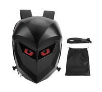NOENNULL Sac à Dos de Chevalier de Moto LED de 17 Pouces pour Hommes avec écran Couleur Programmable DIY Sac à Dos D'équitation étanche 20 L Sac à Dos pour Ordinateur Portable (Noir)