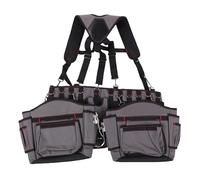 NOENNULL Sac de Ceinture à Outils, Sac de Hanche à Outils Robuste, Organisateur de Ceinture à, Tissu Oxford, électricien, Organisateur de Multi-Poches avec Réglable et