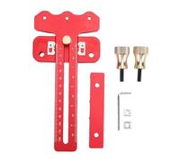 NOENNULL Scie de Table Jig 3 Poulies Mince Rip Jig En Alliage D'aluminium Outils À Bois Rapide Mince Ripper pour 3/8in X 3/4in U Fente 1/4in X 3/8in T Fente
