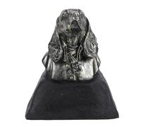 NOENNULL Statue commémorative pour chien - Pierre tombale en résine personnalisée avec tête de chien - Statue d'extérieur pour chien - Pour jardin et cour