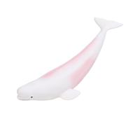 NOENNULL Statue de Baleine Blanche, Modèle de Simulation, Sculpture, Figurine d'animal de Mer, Image D'enfance, Jouet L