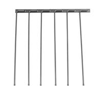 NOENNULL Support de Couverture de Selle en Fer, Support de Couverture de Cheval Robuste, Mural Pivotant à 180 Degrés, 6 Crochets, de Tapis de Cheval, Bras de Extra Longs pour Divers Accessoires