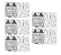 NOENNULL Support de Figurine d'action, 5 Pièces, Support D'affichage de Figurine d'action à Assemblage Facile, de Modèle de Poupée de Base, D'affichage Compatible avec Les Jouets SD BB RG HG 1/144