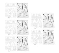 NOENNULL Support de Figurine d'action, 5 Pièces, Support D'affichage de Figurine d'action à Assemblage Facile, de Modèle de Poupée de Base, D'affichage Compatible avec Les Jouets SD BB RG HG 1/144