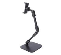 NOENNULL Support de téléphone portable, support de téléphone de bureau réglable en hauteur, support de téléphone rotatif à 360 degrés, base stable, bras flexible, support universel pour vivre