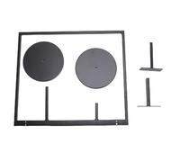 NOENNULL Support mural en métal - Gain de place - Design moderne - Installation facile - Matériau de qualité supérieure - Décoration de fenêtre avec charme incomparable pour n'importe quelle pièce