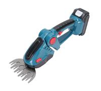 NOENNULL Taille-haie électrique, Taille-haie sans Fil 2 en 1, Cisaille à Gazon électrique Portative Rechargeable, Taille-haie électrique, Coupe-Herbe sans Fil pour Jardin, Pelouse (Bouchon UE)