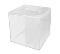 NOENNULL Tirelire en Acrylique pour Enfants et Adultes, Tirelire Transparente, Grande capacité, Anti-chute, Urne Transparente, en Acrylique, pour la Maison et le Bureau (Style 1)