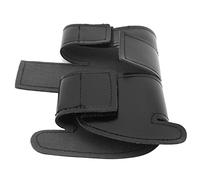 NOENNULL Trompette en Cuir Professionnel Garde en Laiton Instrument de Protection Accessoires de Cas de Protection Housse de Trompette en Cuir PU Souple, Trompette Noire étui de