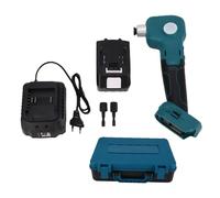 NOENNULL Trottoir D'outils de Marteau Automatique sans Cordon de Palm Nailer sans Brosse avec Chargeur de Batterie Outil de Conduite à Vis électrique (Bouchon UE)