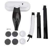 NOENNULL Vadrouille à Récurer électrique 2 en 1, Vadrouille de Nettoyage Automatique des Sols avec Jet D'eau, Réservoir D'eau de 800 Ml, Nettoyeur de Sol Portatif pour Carrelage en Bois Dur,