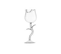 NOENNULL Verre à Cocktail en Forme de Fleur de Rose, Gobelet élégant en Verre à Haute Teneur en Borosilicate pour les Fêtes, Transparent de 150ml (#7)