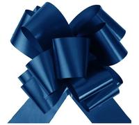 Noeud à tirer automatique bleu marine avec ruban de 50mm (x10) REF/1831