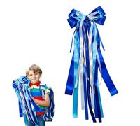 Noeud bleu foncé pour sac d'école 60x20 cm pour le début de l'année