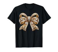 Noeud Bling Or Diamant - Cadeau Élégant et Luxueux T-Shirt Graphique avec Valeur