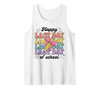 Noeud Coquette Happy Last Day of School Fin d'Année Scolaire Débardeur