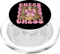 Noeud Coquette Maître Joueur d'échecs Fille Maman Coquette Bow PopSockets PopGrip pour MagSafe