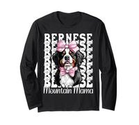 Noeud Coquette Mama Dog Mom Mère Fête des Mères Bernois Manche Longue