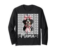 Noeud Coquette Mama Dog Mom Mère Fête des Mères Bernois Manche Longue