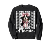 Noeud Coquette Mama Dog Mom Mère Fête des Mères Bernois Sweatshirt