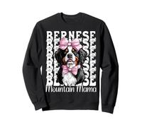 Noeud Coquette Mama Dog Mom Mère Fête des Mères Bernois Sweatshirt