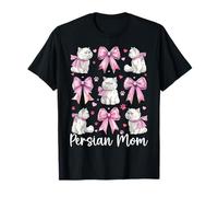 Noeud Coquette Perse Maman Chat Maman Fête des Mères T-Shirt