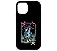 Noeud Coquette Rétro Cowboy Fantôme Chat Gothique Pastel Coque pour iPhone 12/12 Pro