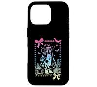 Noeud Coquette Rétro Cowboy Fantôme Chat Gothique Pastel Coque pour iPhone 16 Pro