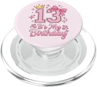 Noeud Coquette Rose 13 Ans It's My 13th Birthday Girl PopSockets PopGrip pour MagSafe