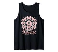 Noeud Coquette Rose Anniversaire Fille 9ème Naissance Débardeur