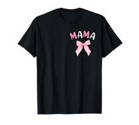 Noeud Coquette Rose « Mama of The Birthday Girl Family » T-Shirt