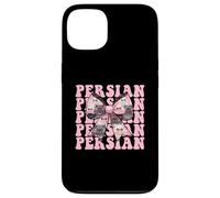Noeud Coquette Rose Perse Chat Fille Chat Maman Coque pour iPhone 13