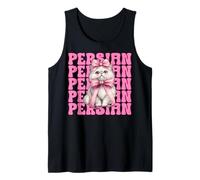 Noeud Coquette Rose Perse Chat Fille Chat Maman Débardeur