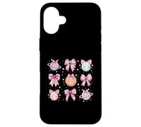 Noeud Coquette Rose pour Fille avec système Solaire Astrologie planètes Coque pour iPhone 16 Plus