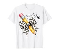 Noeud Crayon Coquette pour Professeur de deuxième année rentrée Scolaire T-Shirt