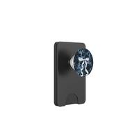 Noeud Dark Moody Dentelle Bleu Rose Imprimé Romantique Gothique Fille PopSockets PopWallet pour MagSafe