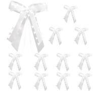 Noeud Decoration Voiture Mariage 12 Pcs, pour Deco Mariage Ruban Mariage Voiture Décoration de Coffrets Cadeaux Organisation de Fêtes